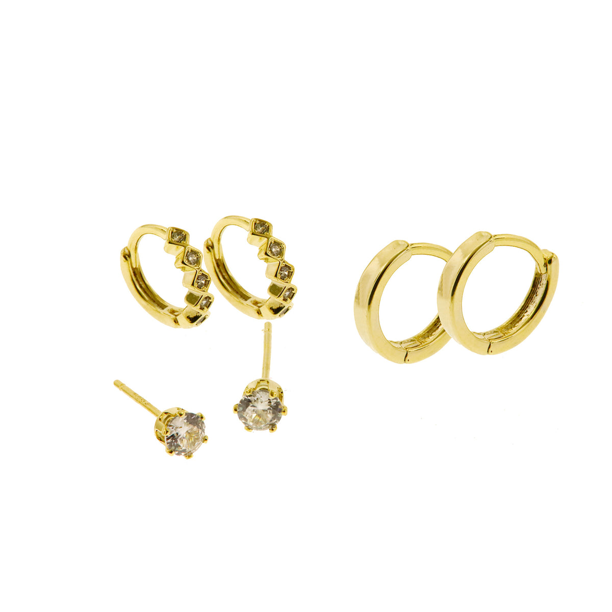 Set de Piercings Dorados