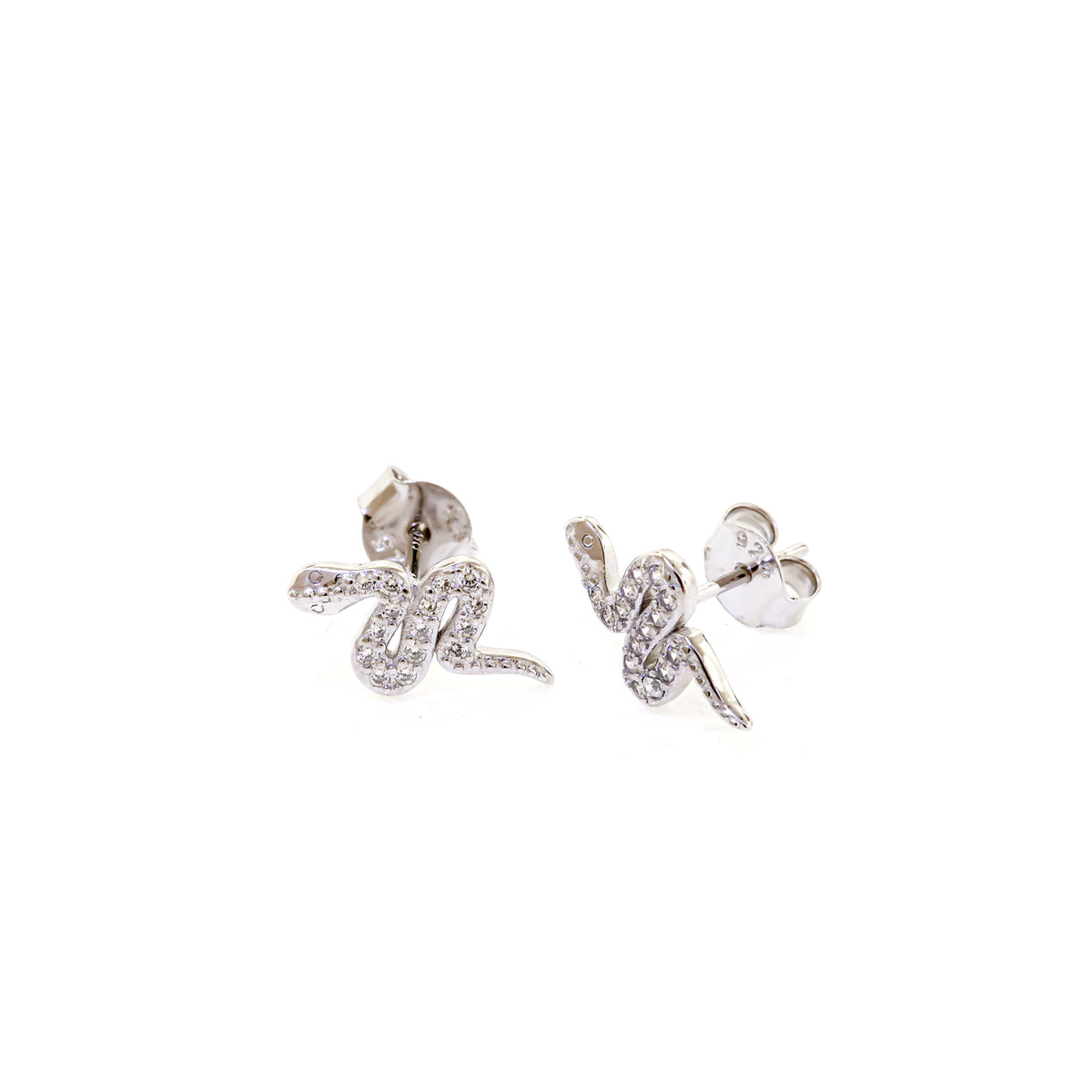 Aretes Snake Plata