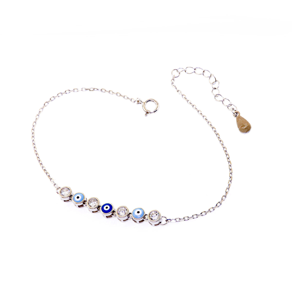 Pulsera Ojitos Plata