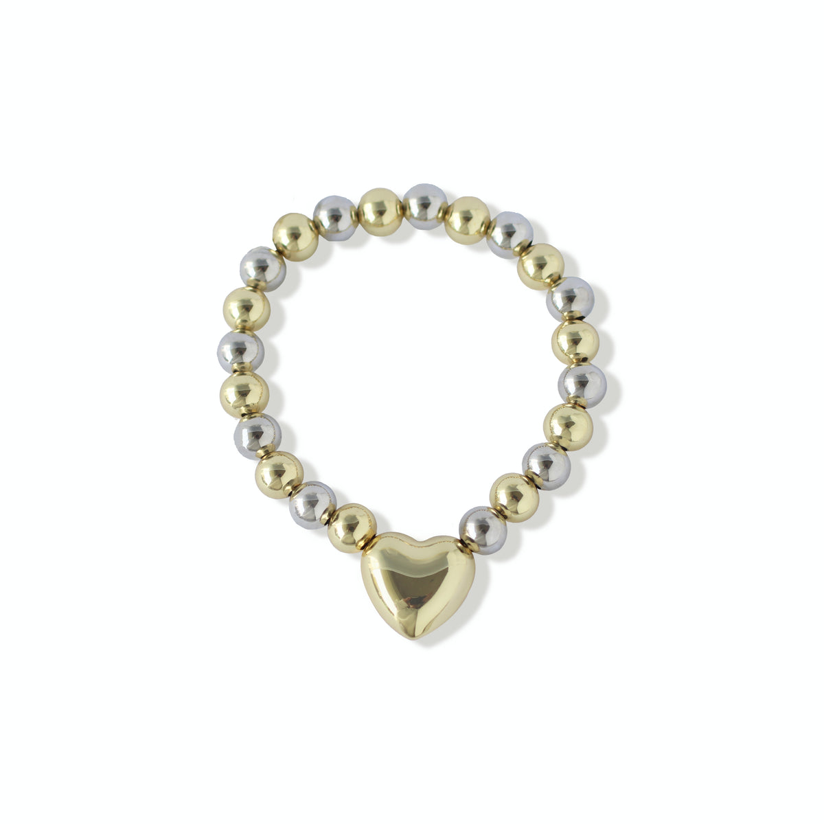 Pulsera Corazón Combinado